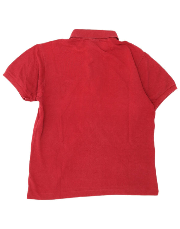 Polo Lacoste para hombre talla 4 mediano algodón rojo