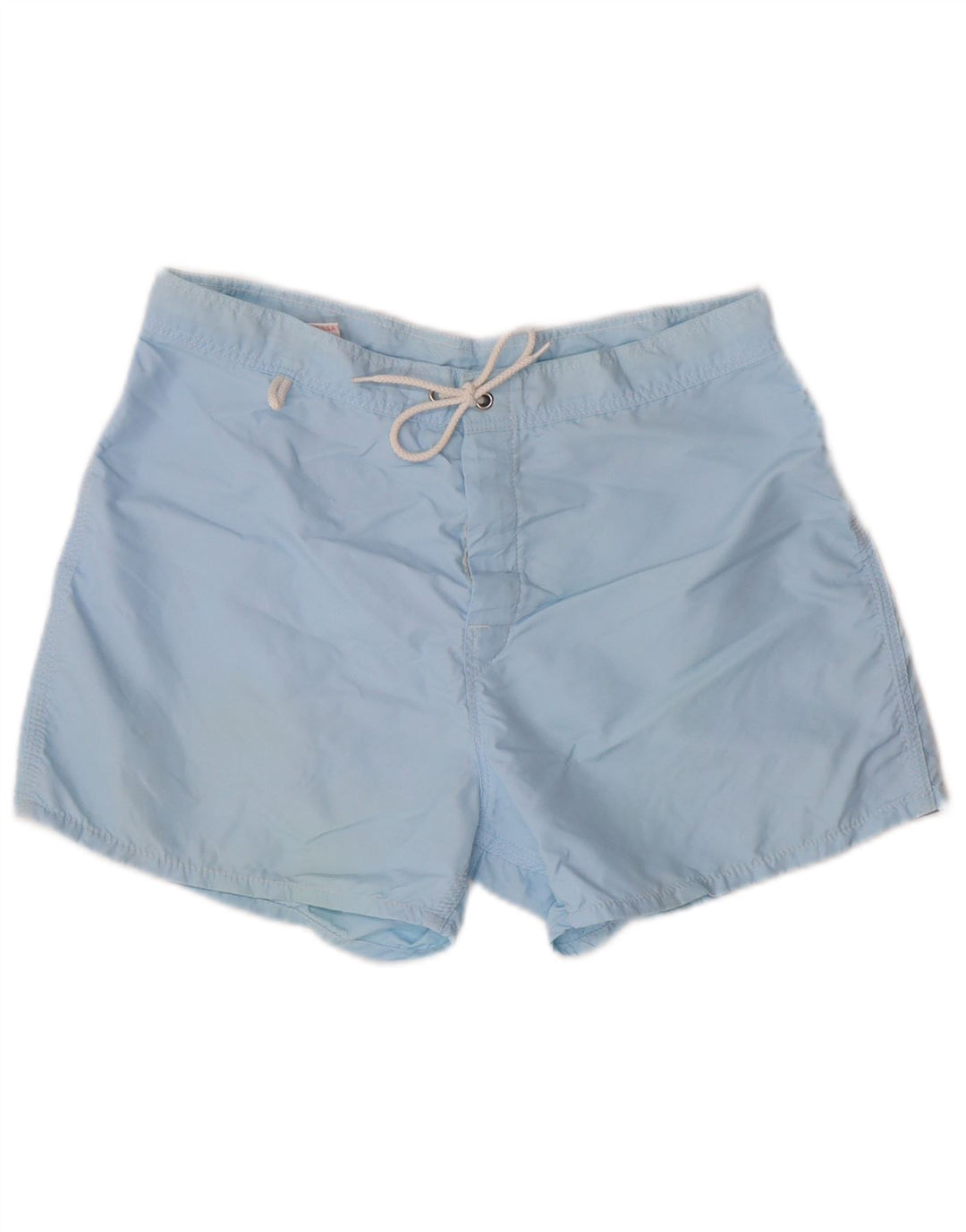 Sundek Mens Swimming Shorts W31 Medium Blue Striped Nylon Beach