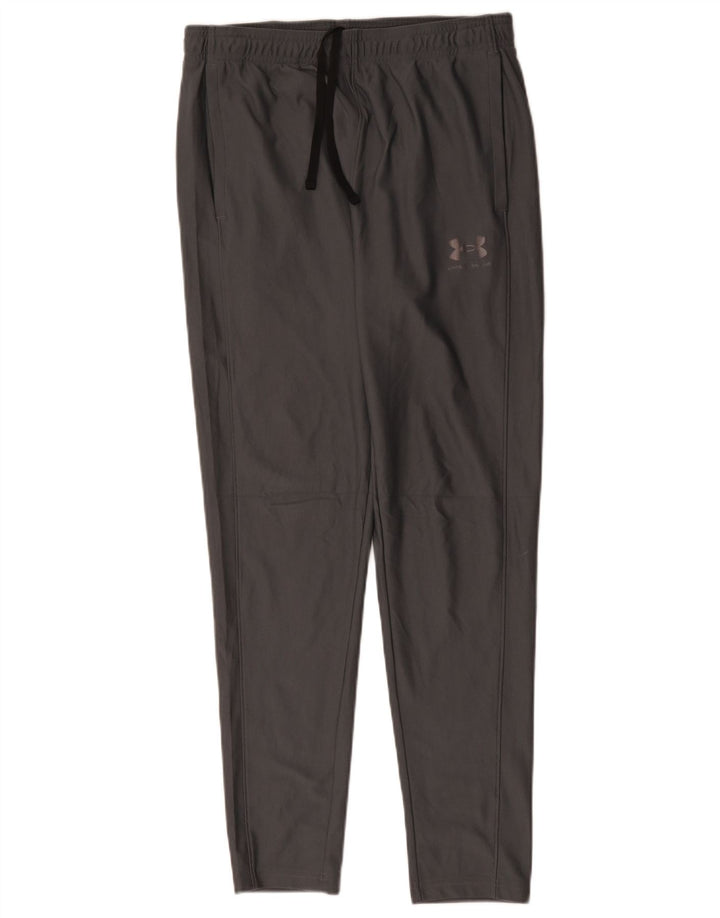 Under Armour Pantalon de Survêtement Fitted Homme Gris Moyen Polyester