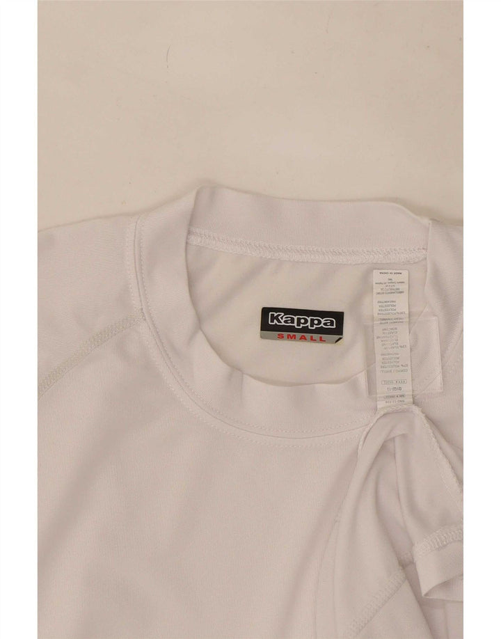 Kappa Mens T-Shirt Top Small White Polyester
