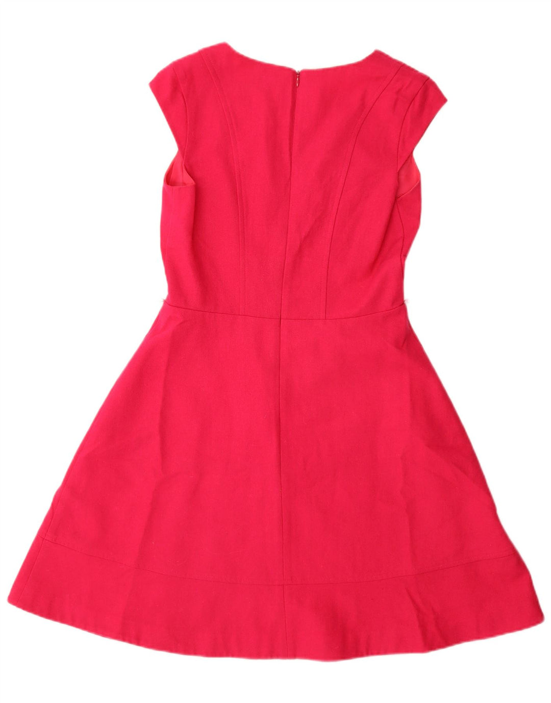 Oasis Womens A-Line Dress UK 10 Small Pink Wool