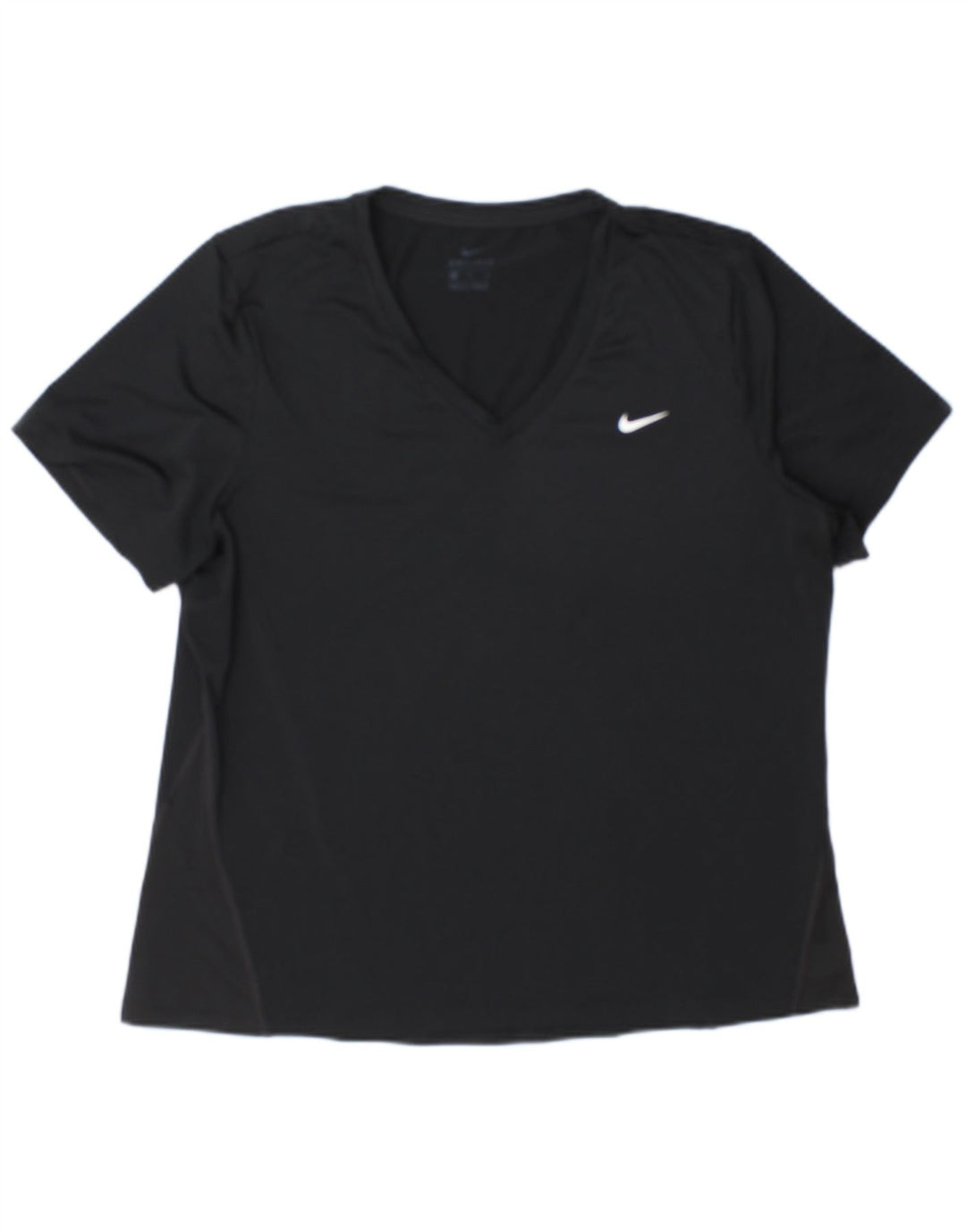 Nike Mens Dri Fit T-Shirt Top XL Black Polyester