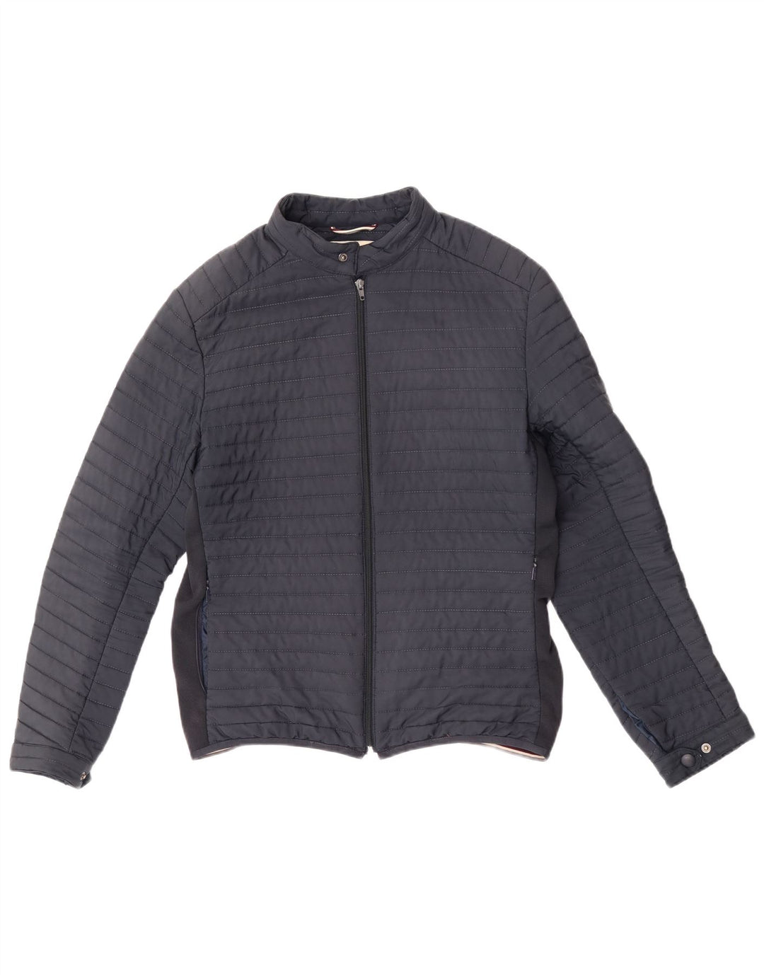 Colmar Mens Bomber Jacket IT 52 Large Navy Blue Polyester
