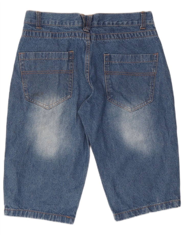Pierre Cardin Mens Denim Shorts Small W28  Blue Cotton