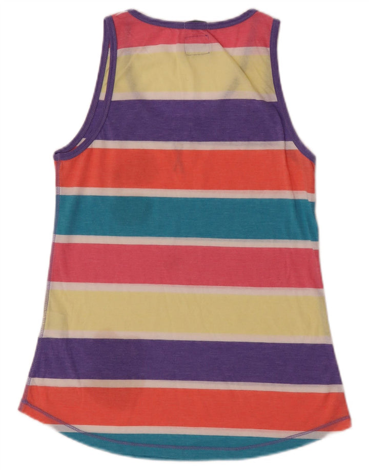 Colete feminino Superdry UK 12 poliéster listrado multicolorido médio