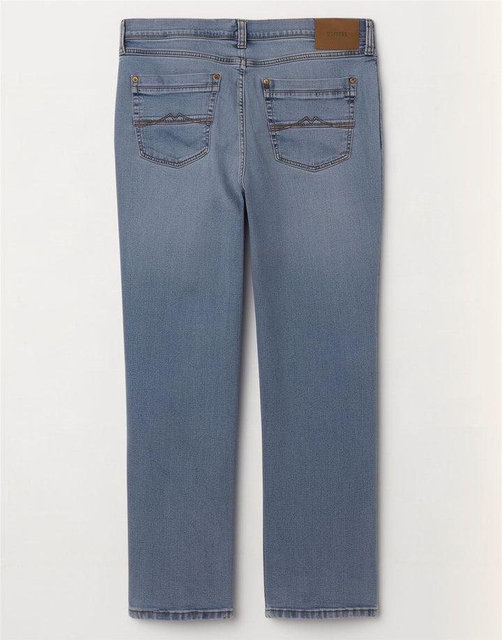 Jeans dritti da uomo Mustang W38 L31 Blu