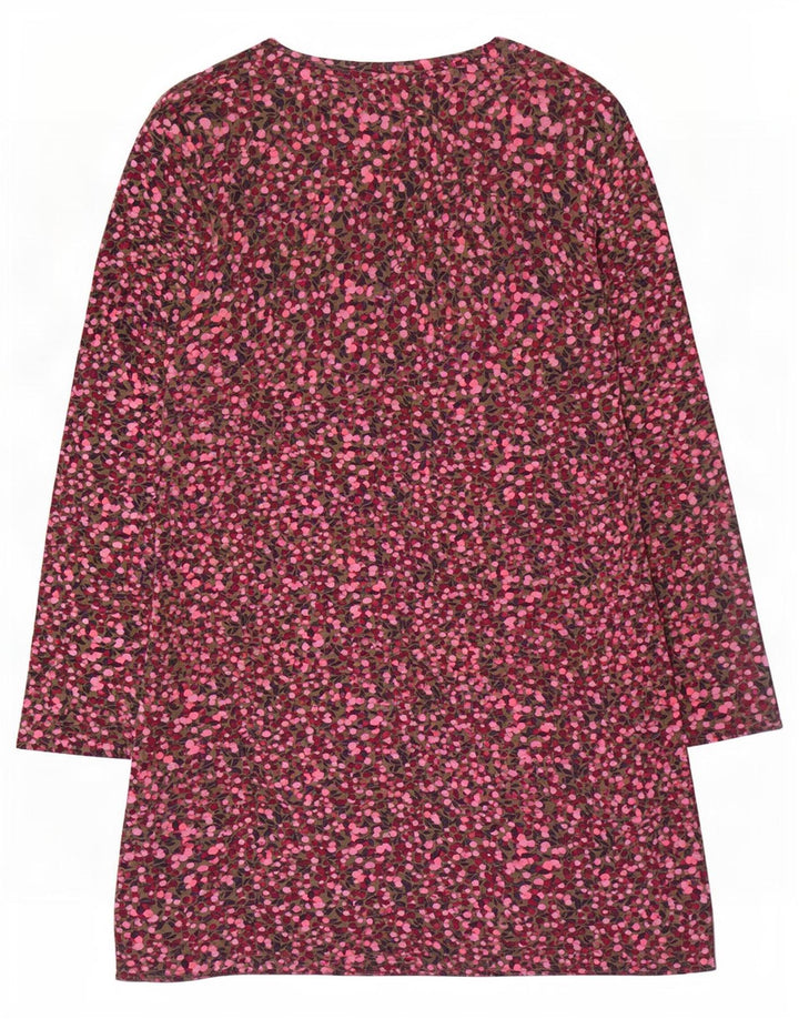 Joules Damen-Basic-Kleid mit langen Ärmeln, Gr. 42, groß, mehrfarbig, mit Blumenmuster