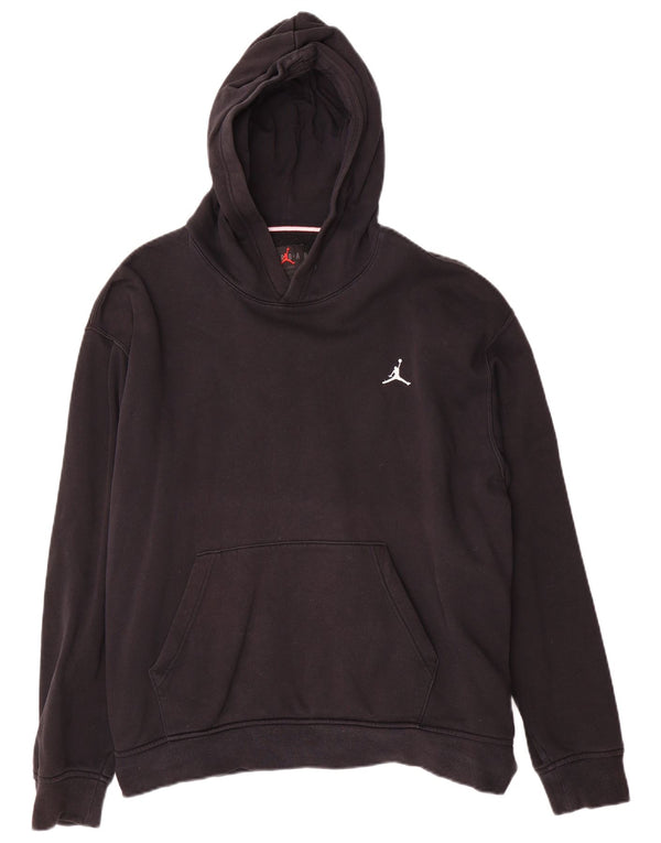 Felpa con cappuccio da uomo Jordan Large in cotone nero