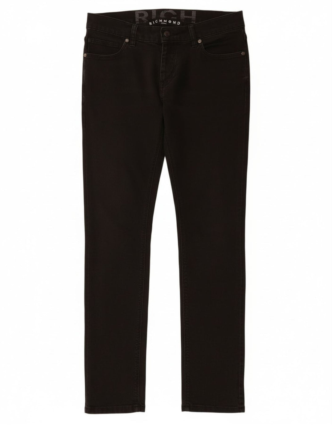 Richmond Womens Slim Jeans W30 L32 Black Cotton