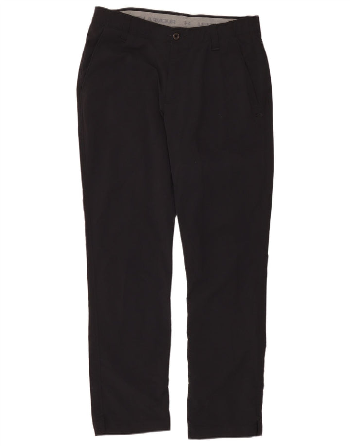 Under Armour Mens Straight Chino Trousers W34 L32 Black