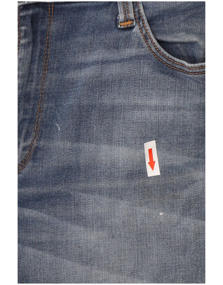 Lee Mens Marion Straight Jeans W31 L31 Blue Cotton