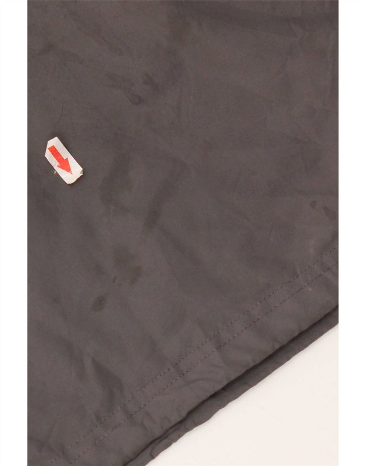 Champion Mens Graphic Hooded Rain Jacket UK 42 XL Grey Polyester