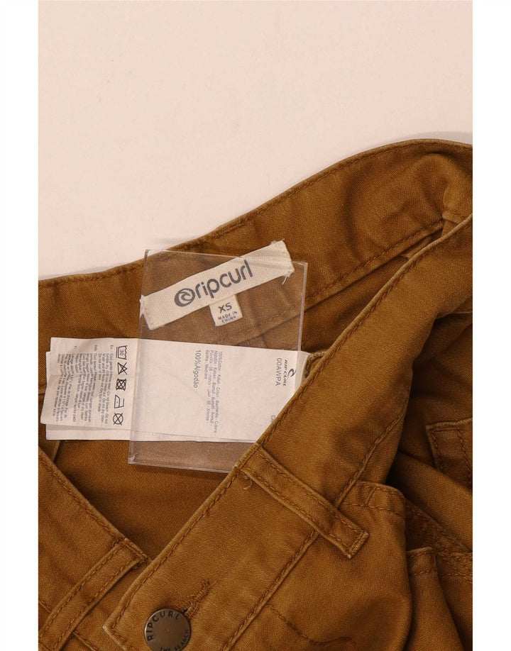 Rip Curl Womens Straight Cargo Trousers XS W25 L27 Beige