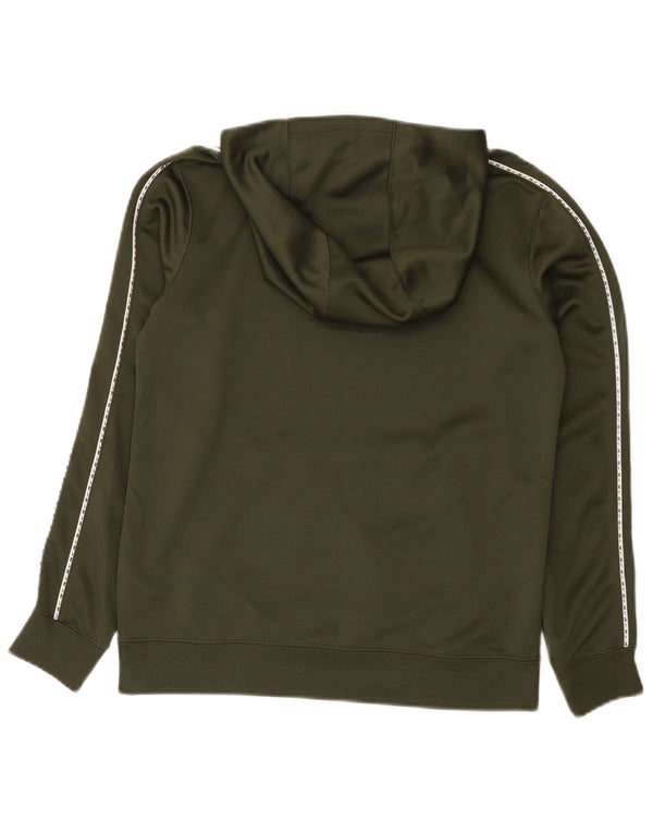 Felpa con cappuccio da ragazzo Nike 12-13 anni Large in poliestere kaki