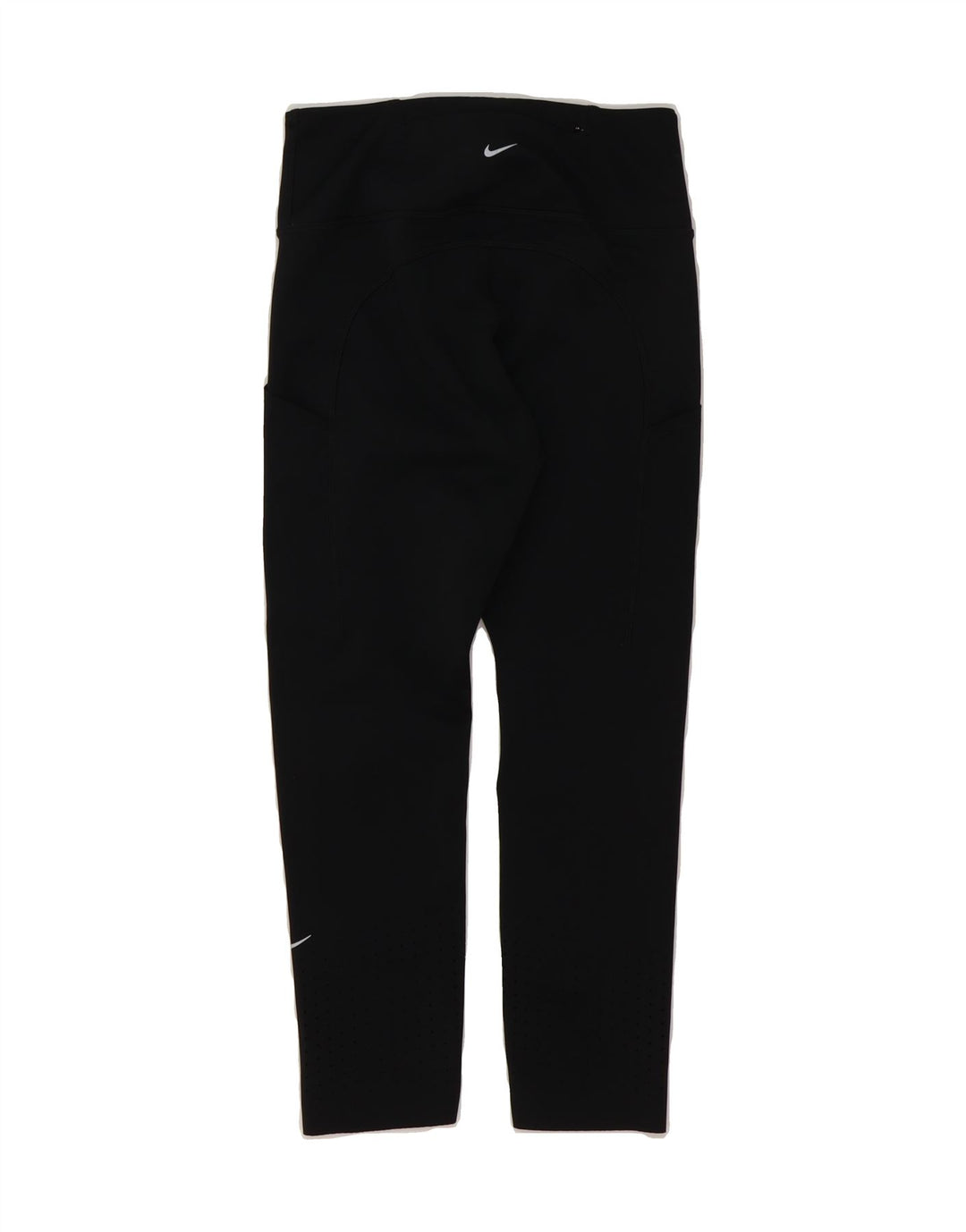 NIKE Womens Dri Fit Leggings UK 10 Small  Black Polyester Vintage Nike and Second-Hand Nike from Messina Hembry 