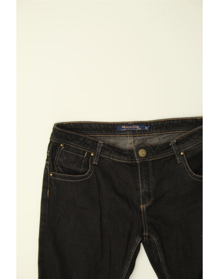 MASSIMO DUTTI Womens Slim Jeans W28 L29 Black Cotton Vintage Massimo Dutti and Second-Hand Massimo Dutti from Messina Hembry 