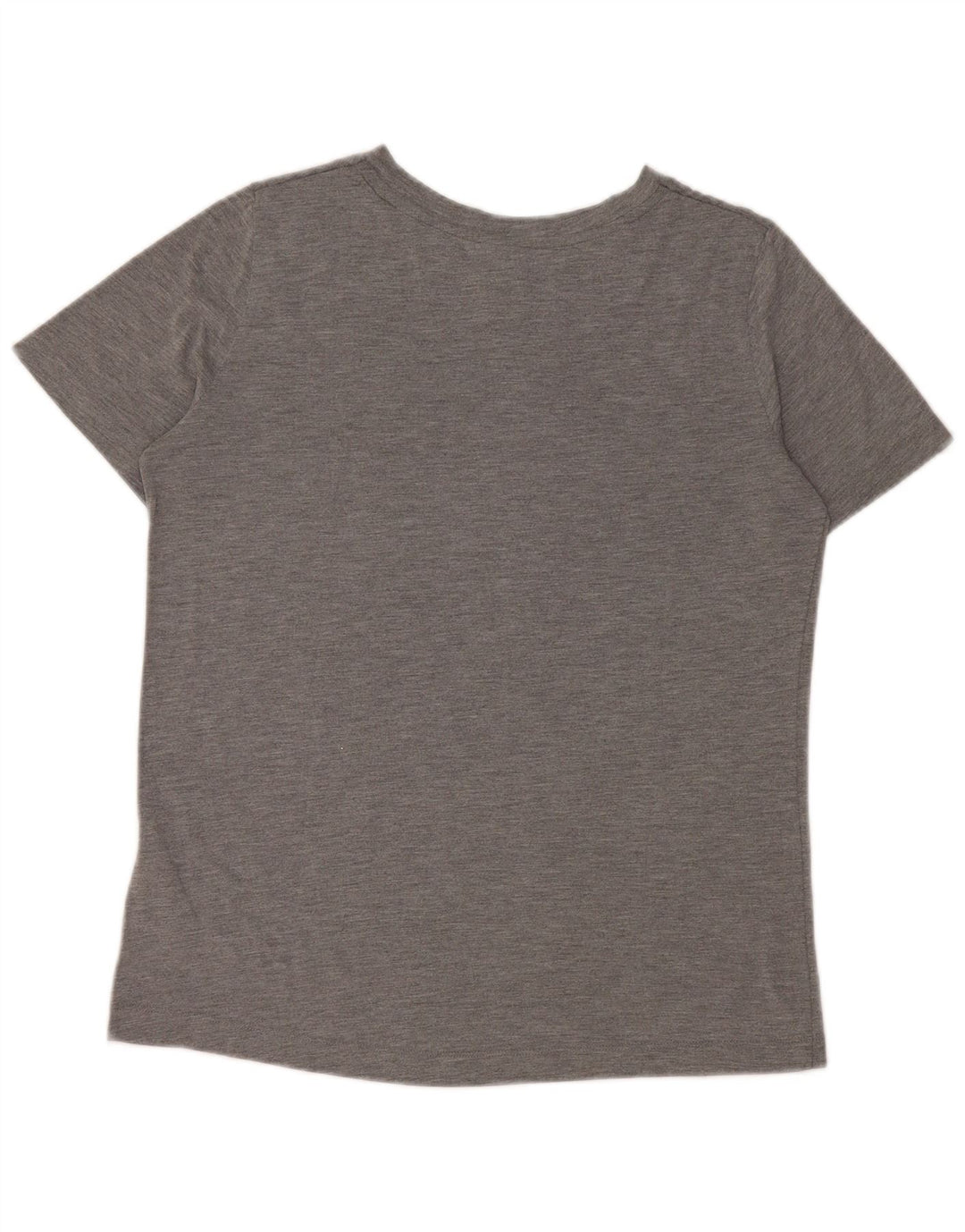 NIKE Womens Graphic T-Shirt Top UK 10 Small Grey Polyester