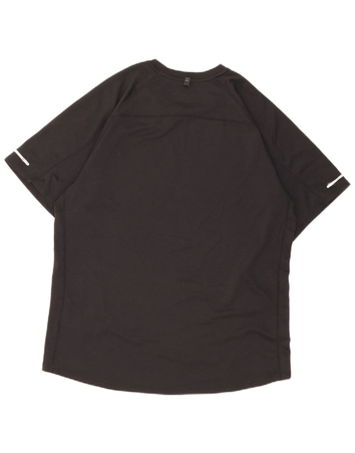 Nike Herre Dri Fit T-shirt Top Stor sort polyester