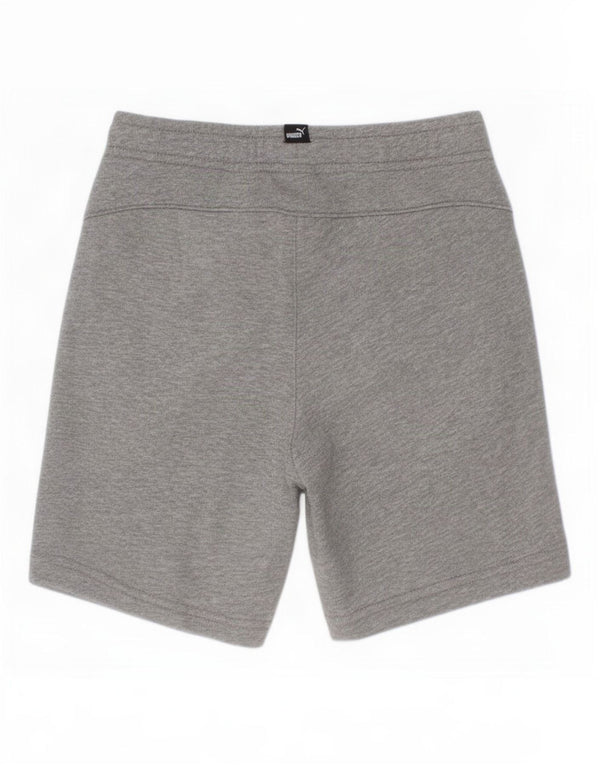 Puma Boys Sport σορτς 7-8 ετών Γκρι βαμβακερό