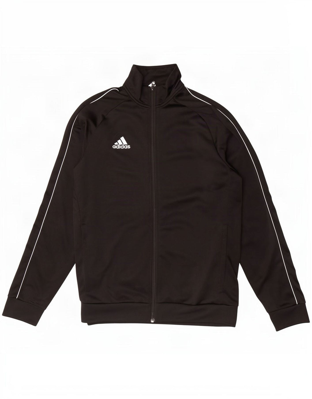 Adidas Hombre Chándal Top Chaqueta Mediano Negro Poliéster