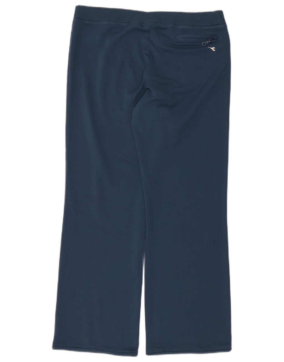 Diadora Womens Tracksuit Trousers UK 14 Large Navy Blue Polyester