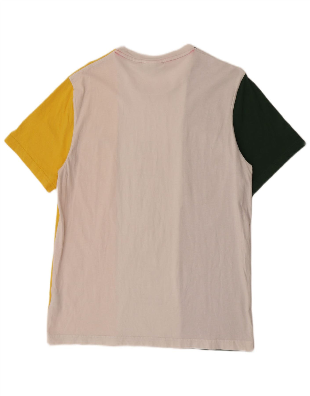 Lacoste Mens Graphic T-Shirt Top Size 5 Large Multicoloured Colourblock