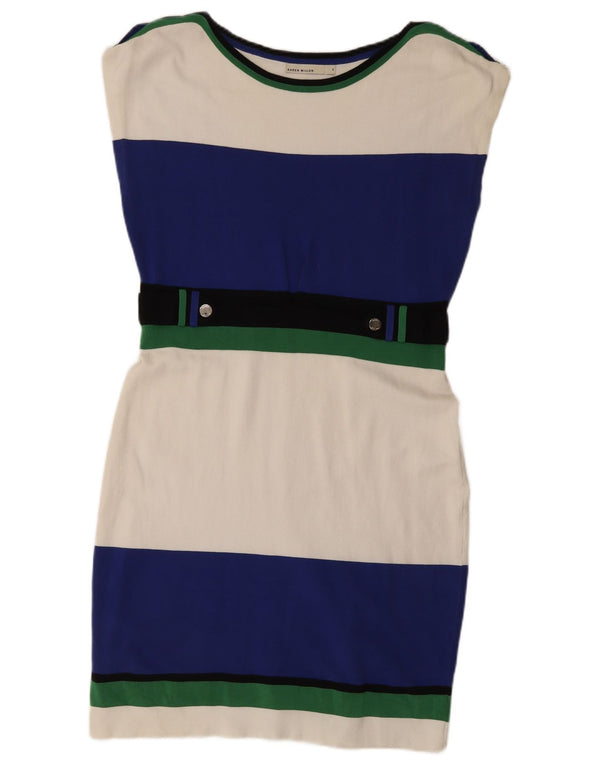 Rochie teacă supradimensionată pentru femei Karen Millen US 4, cu dungi mici, multicolore