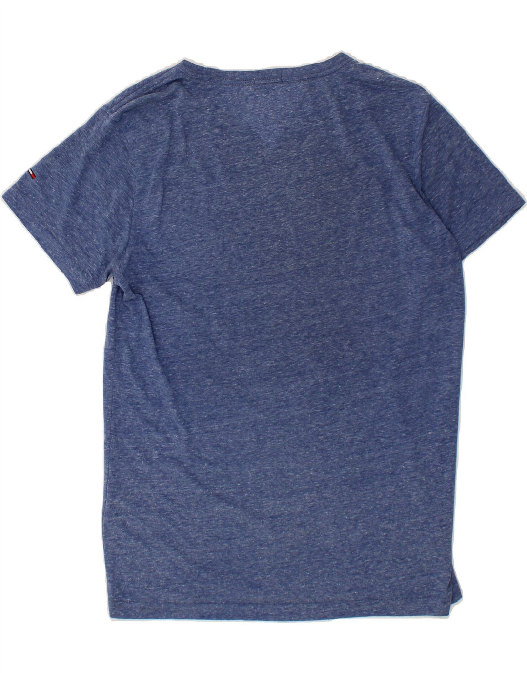 TOMMY HILFIGER Mens Graphic T-Shirt Top Medium Blue Cotton Vintage Tommy Hilfiger and Second-Hand Tommy Hilfiger from Messina Hembry 