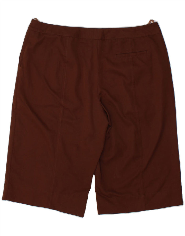 IZOD Womens Chino Shorts US 14 XL W36 Brown Polyester Vintage Izod and Second-Hand Izod from Messina Hembry 