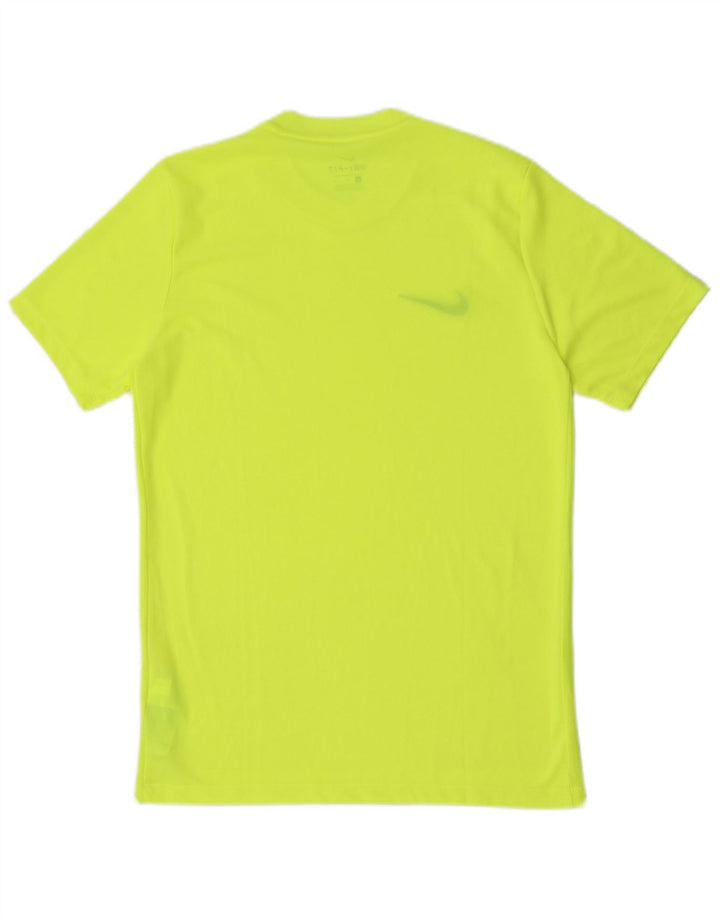 Nike Herre Dri Fit T-shirt Top Medium Gul Polyester