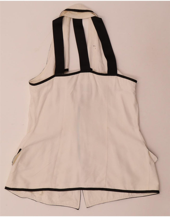 Joseph Ribkoff Womens Gilet UK 16 Large White Viscose
