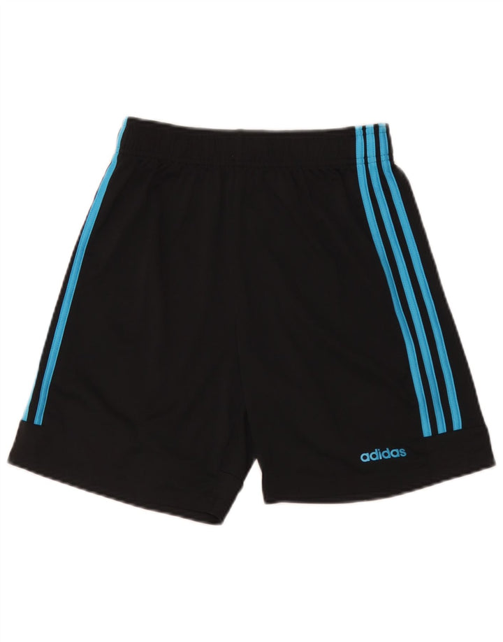 Adidas Boys Climalite Sport Shorts 13-14 Years Black Polyester