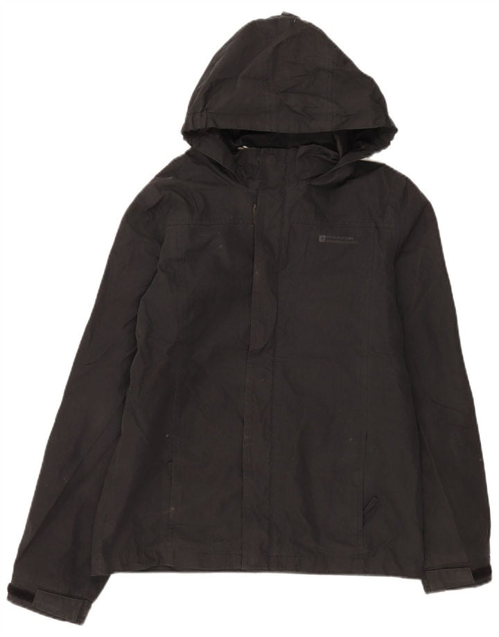 Mountain Warehouse Boys Hooded Windbreaker Jacket 12-13 Years Black