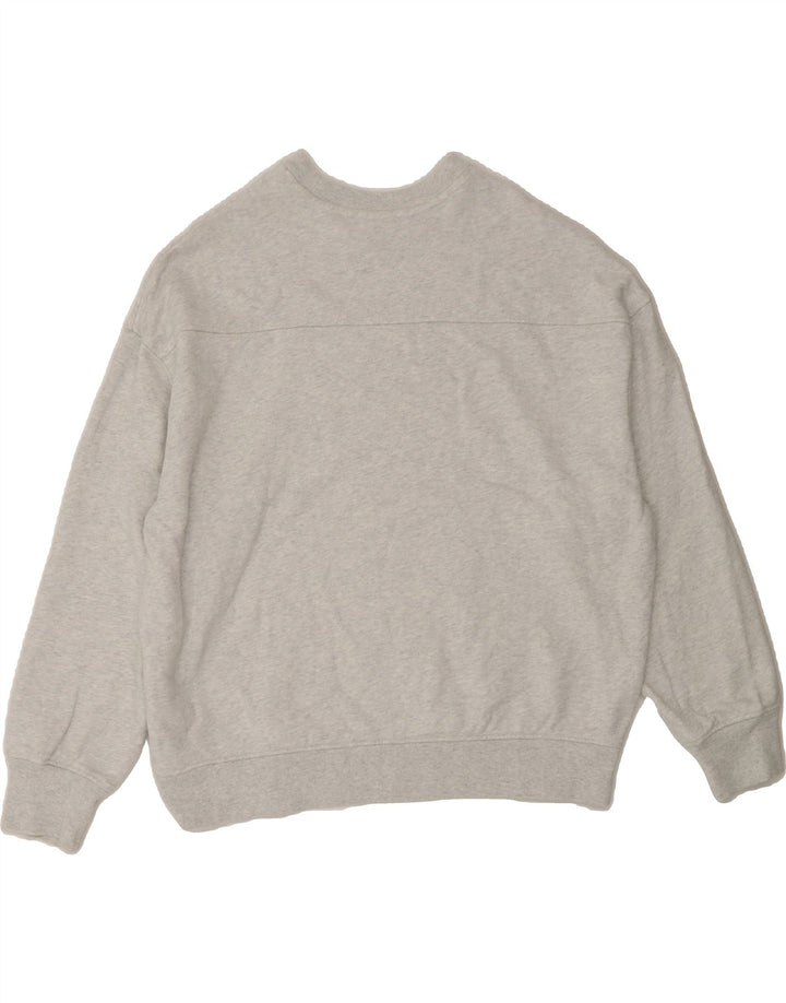 LEVI'S Womens Oversized Sweatshirt Jumper UK 10 Small Grey Cotton Vintage Levi's and Second-Hand Levi's from Messina Hembry 