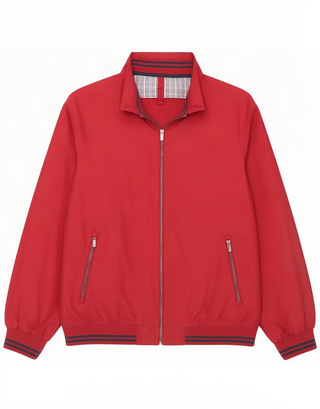 James Pringle Herre Bomber Jacket UK 40 Large Red Polyester