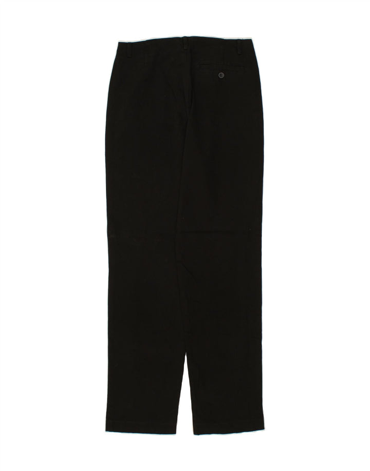 DOCKERS Womens Straight Casual Trousers W30 L30 Black Vintage Dockers and Second-Hand Dockers from Messina Hembry 