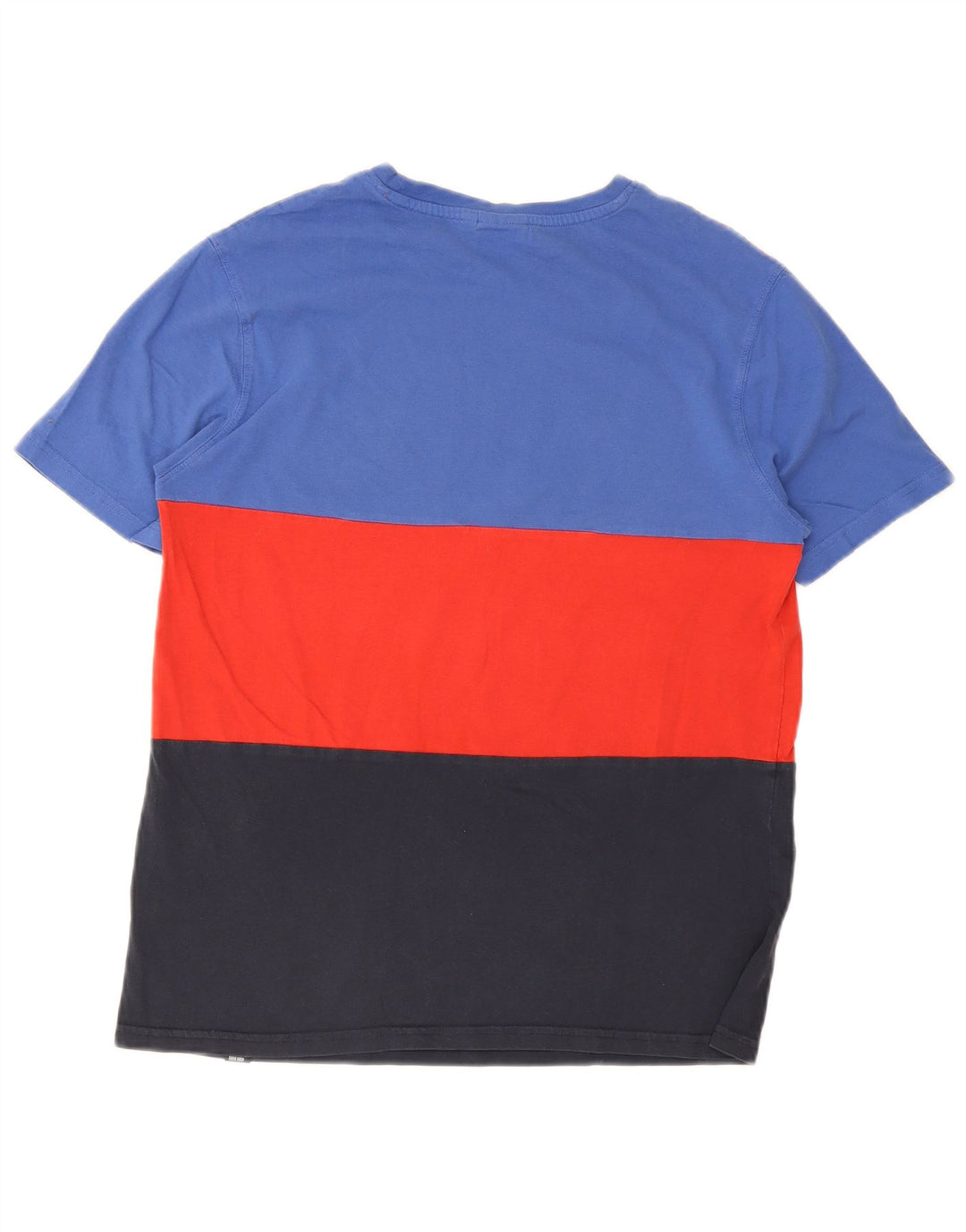 Ellesse Mens Graphic T-Shirt Top Small Multicoloured Colourblock Cotton