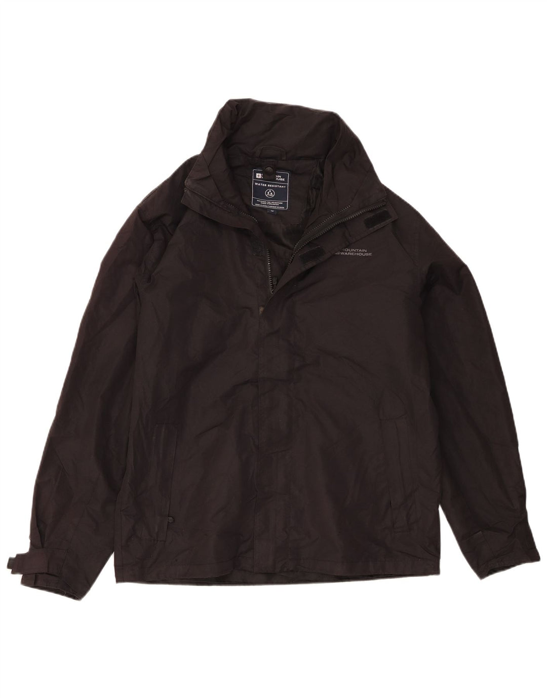 Ανδρικό μπουφάν βροχής με κουκούλα Mountain Warehouse UK 36 Small Black Polyester