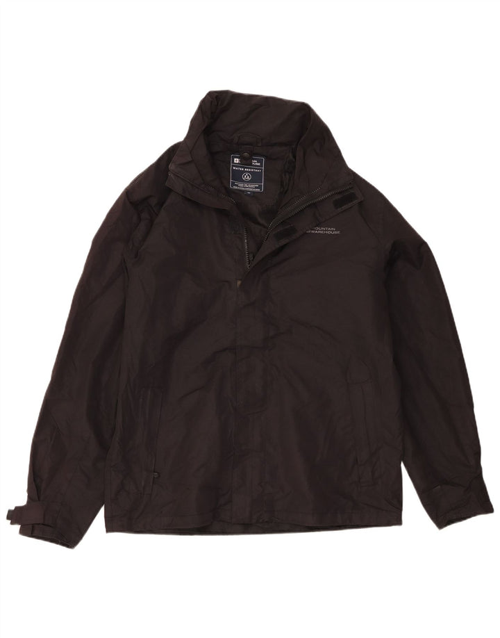 Ανδρικό μπουφάν βροχής με κουκούλα Mountain Warehouse UK 36 Small Black Polyester