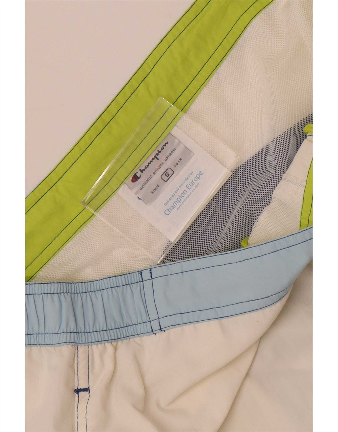Champion Badeshorts til mænd Small White Colourblock Polyamid