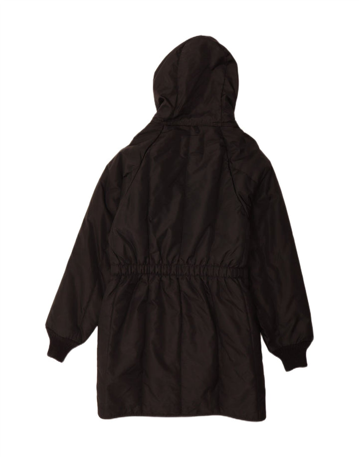 REFRIGIWEAR Womens Hooded Padded Coat UK 14 Medium Black Nylon