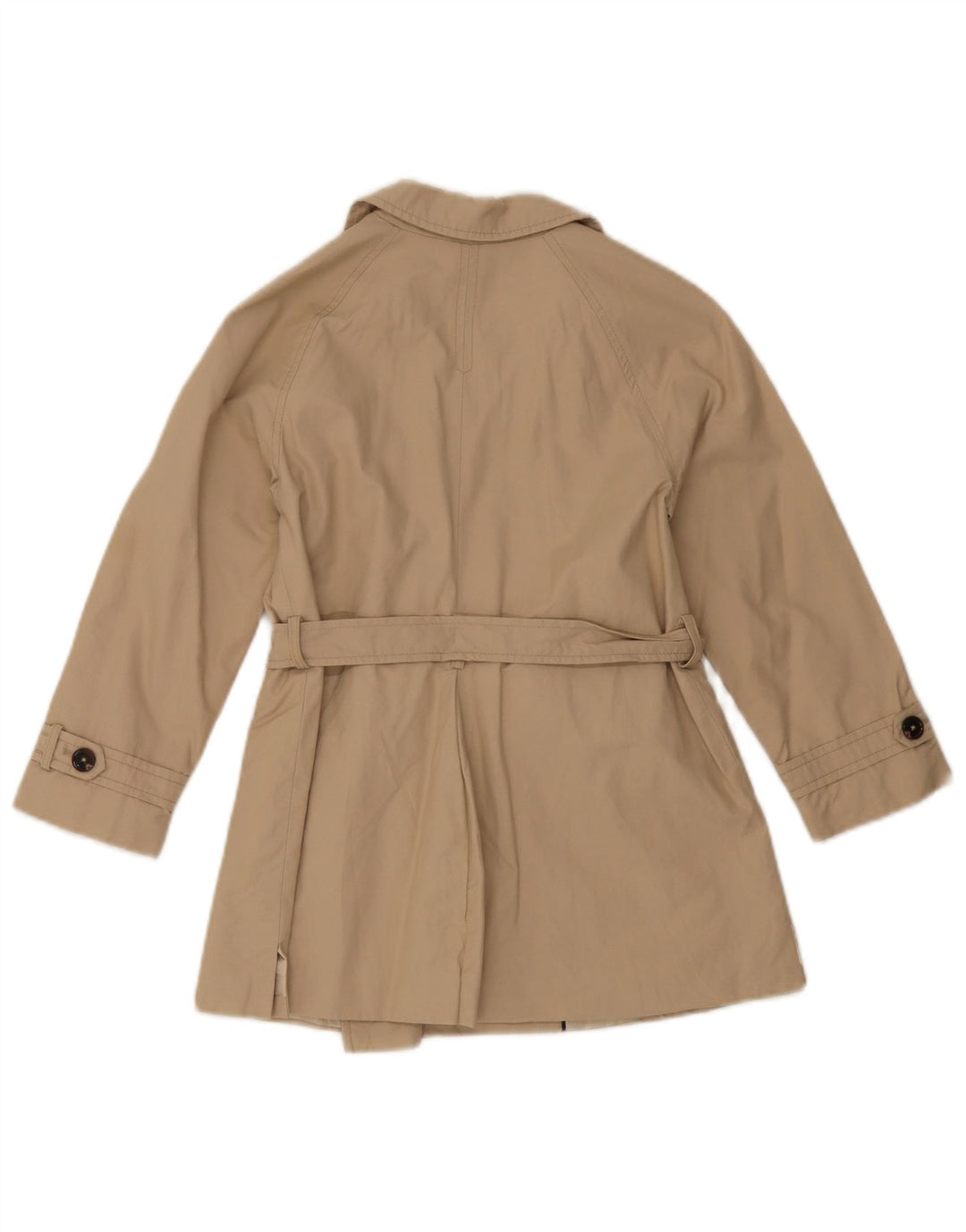 Zara Girls Raincoat 7-8 Years Beige Cotton