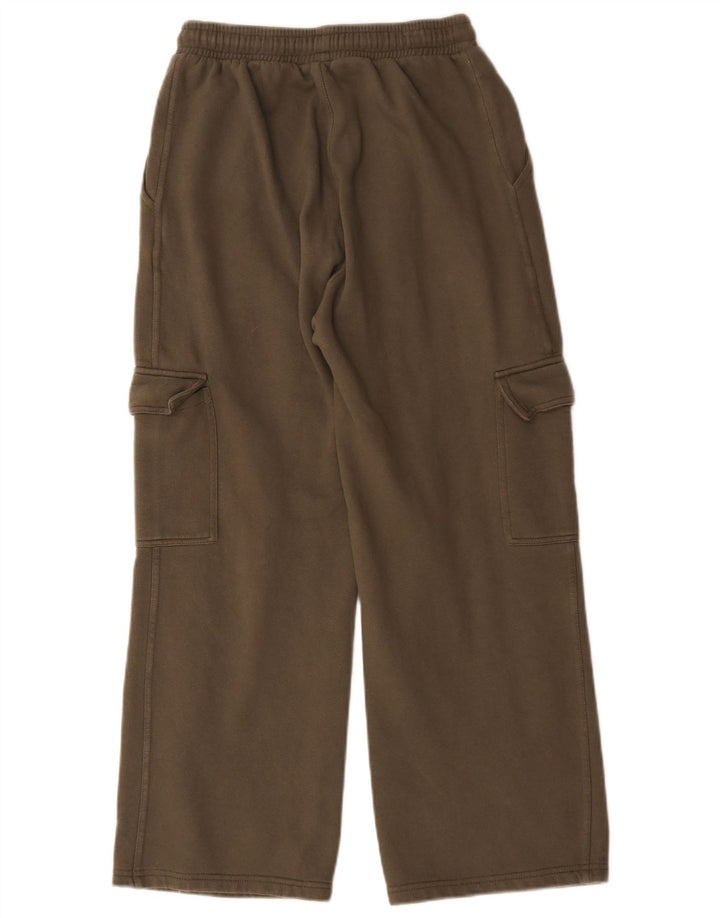 Zara Dame Cargo Træningsdragt Bukser UK 12 Medium Khaki Bomuld