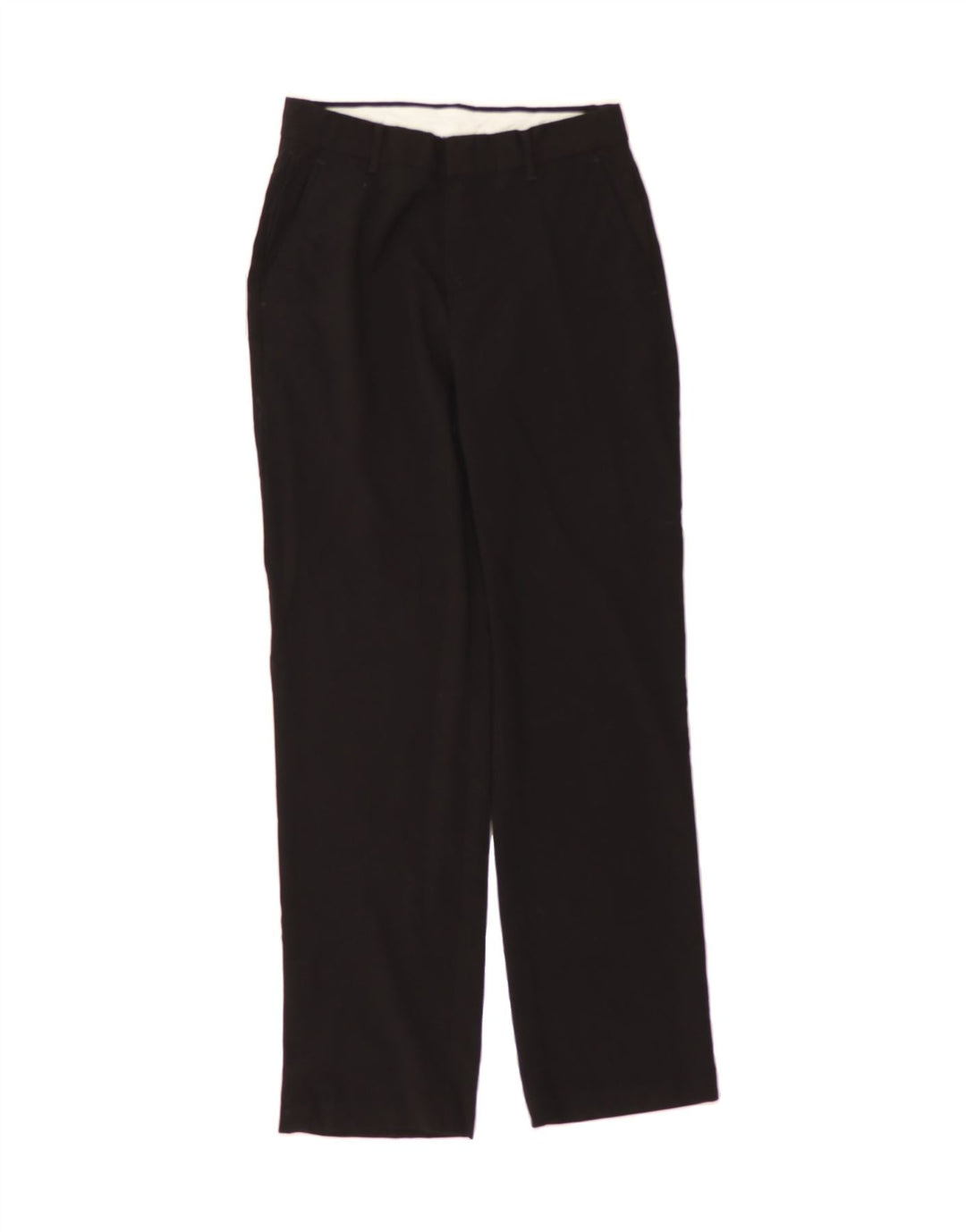 CHAPS Boys Straight Chino Trousers 15-16 Years W28 L30 Black Polyester Vintage Chaps and Second-Hand Chaps from Messina Hembry 