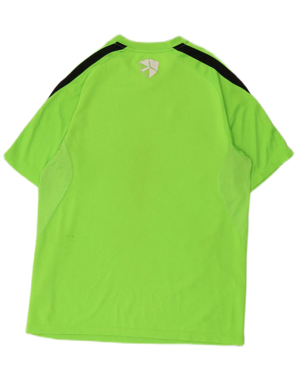 Camiseta Nike Hombre Dri Fit Top Poliéster Color Block Verde Medio