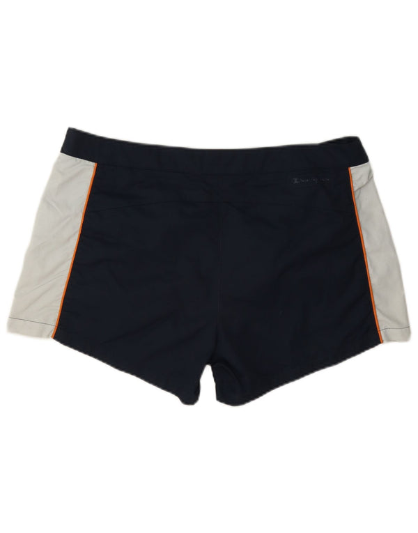 Champion Pantalones cortos deportivos para hombre XL Azul marino Colorblock