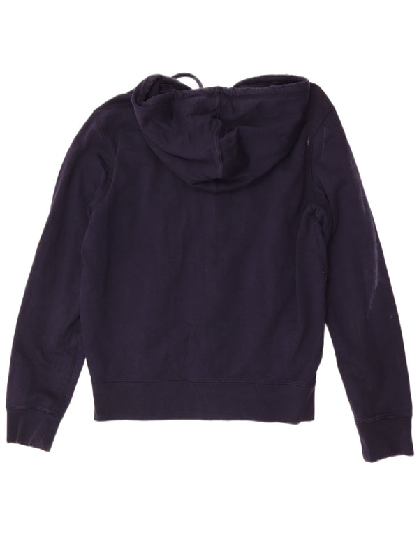 Gap Herren-Kapuzenpullover mit grafischem Reißverschluss, groß, marineblau, Baumwolle