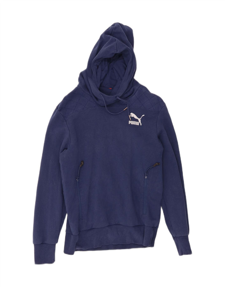 Felpa con cappuccio da uomo Puma Blu medio