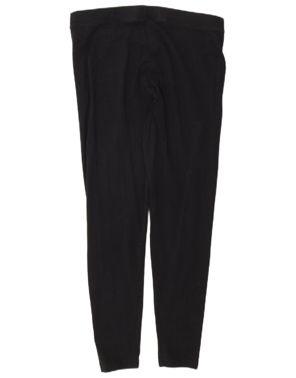 Marks & Spencer Dame Leggings UK 14 Large W32 L27 Sort Bomuld