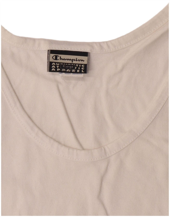 CHAMPION Womens Vest Top UK 18 XL White